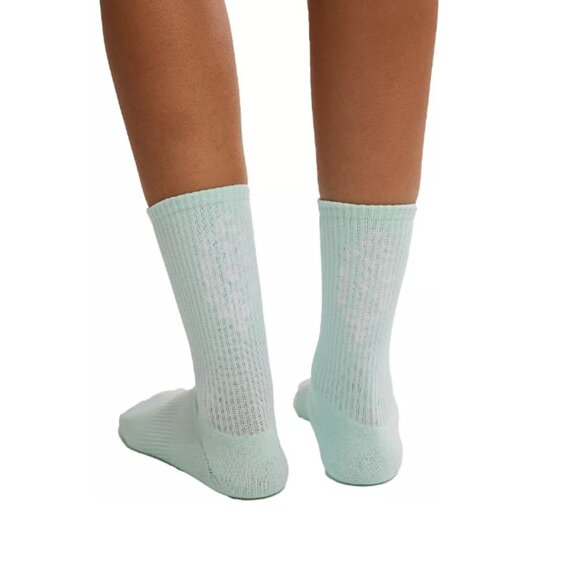 Free People Movement Last Lap Tube Socks Pistachio with White Buti Logo NWT - Picture 1 of 3